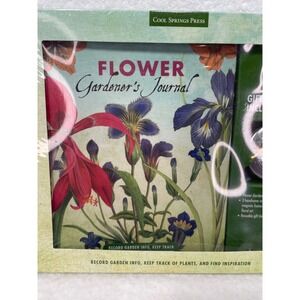 Cool Springs Press Flower Gardener's Journal Gift Set w/ Magnets and Tin  NIP